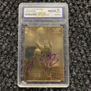 Kobe Bryant 96-97 Purple Insignia Gold Rookie Card